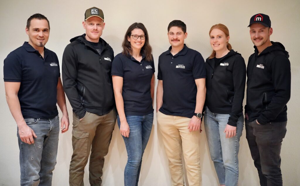 Das Bild zeigt der neue Vorstand des Seilziehclubs mit Urs Brändle, Sämi Gräni, Petra Käslin, Marco Hess, Elena Christen und Kai Burch